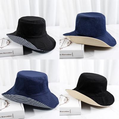 China Japan Ladies Fisherman Hat Sun Visor Face Cover Cotton Brim Casual UV Reversible Wide Adult Bucket Hat Anti UV Japanese Sun Hat for sale