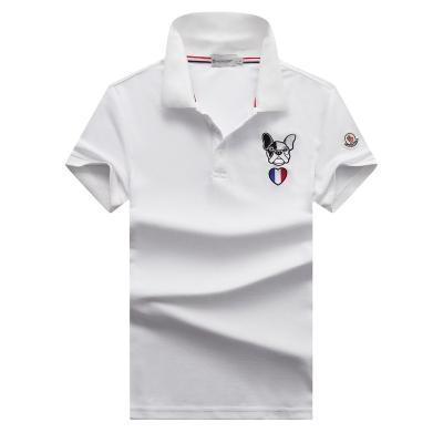 China Custom Logo Embroidery Printing Company Uniform Polo Shirt 100 Cotton Customized parride Pique Men's Teamwear for sale