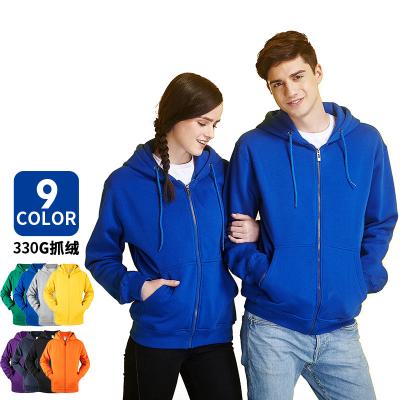 China Solid color fleece pullover hoodie blank pullover sweatshirt hoodies accept logo printing or embroidery couples unisex uniform for sale