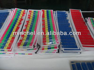 China New design colorful EL car led stickers for sale