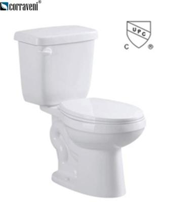 China American Ceramic Siphonic Porcelain Sanitary Ware Two Piece American Washroom Toilet for sale