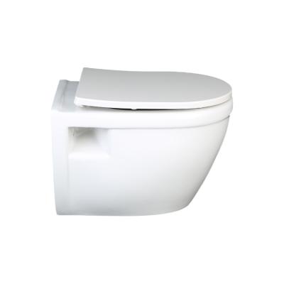 China Ceramic Double-Flow Toilet Manufacturer Cheap Wall Hung Toilet Set Rimless Wall Hung Toilet for sale