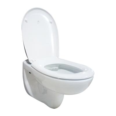 China Double-Flow China Supply Sanitary Ware Bathroom Toilet WC Ceramic Wall Hung Toilet Sets Bathroom Porcelain Toilet for sale