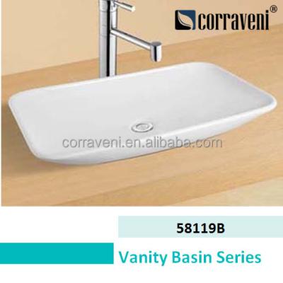 China New design modern sanitaryware art basin countertop basin 58119B for sale