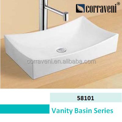 China New design modern sanitaryware art basin countertop basin 58101 for sale