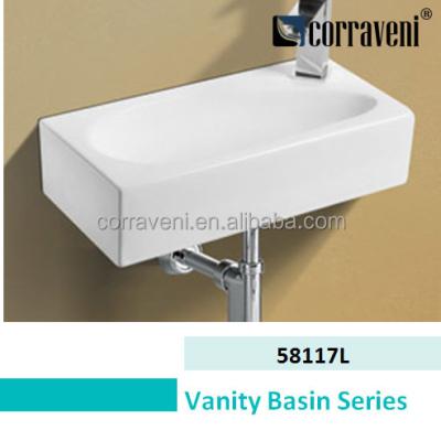 China Modern sanitaryware art basin wall-hung basin for sale