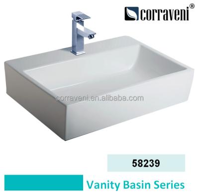 China Sanitaryware Art Modern Basin Countertop Ceramic Basin 58239 for sale