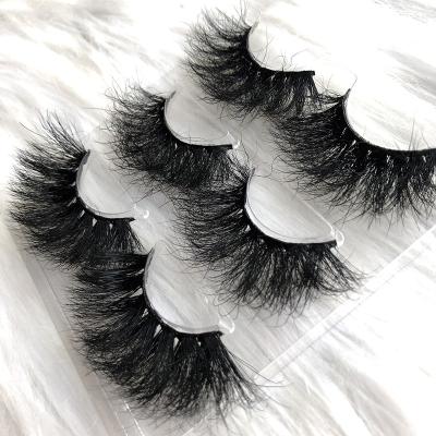 China New Styles Durable Siberian Other 6d Mink 25 3d 5d False Luxury Fluffy Lashes Strip Lashes Seller 25mm 30mm for sale