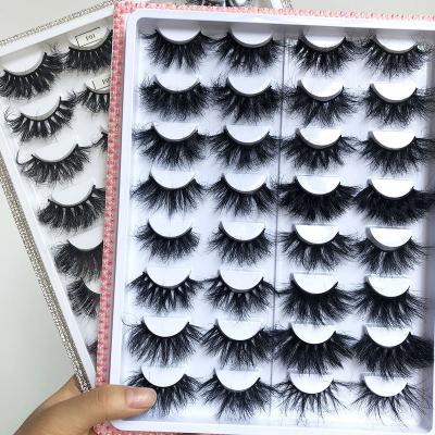 China Delicate wicking strips mink eyelashes 25mm mink eyelashes 25mm mink eyelashes 100% natural mink eye lash strip lashpackaging sellers for sale