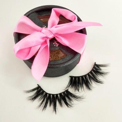 China 25mm Long Lashes Natural Mink Fur Whips Manufacturer 25mm Long Lashes for sale