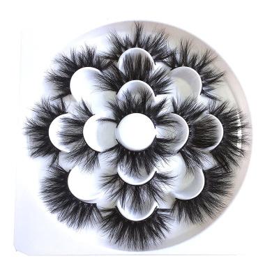 China Durable Wholesale Private Label Strip 3d Mink Flower Eyelashes False Eyelash Vendor Package for sale