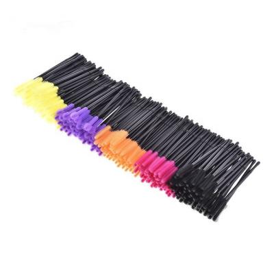 China Popular Colorful Wick Brush Lash Brush Eyelash Cleaning Extension Tools Whip Scissor Eyelash Adhesive Eyebrow Tweezers for sale