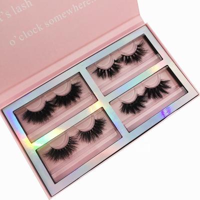 China 3D private label multi layered lash book eye lashes book eyelash extension supply mink lash wholesale seller for sale