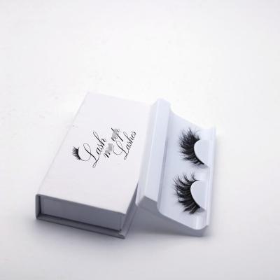 China Natural Soft Custom Lashes 3d Eyelashes Mink Package Box for sale