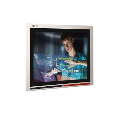 China 19 Inch J1900 Quad Core All In One LAN Capacitive Dual Touch Panel Industrial Embedded PC 19