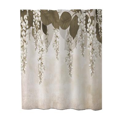 China Amazon Hot Selling High Quality Polyester Taffeta Digital Printed Shower Curtain for sale