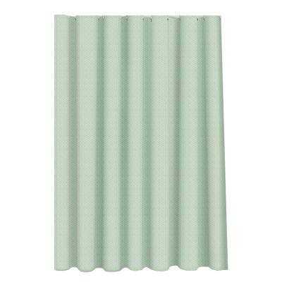 China Chinese Made Microfiber Hotel Embossed High Quality Waterproof Embossed Shower Curtain for sale