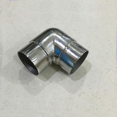 China Connect Pipes Stainless Steel Handrail Elbow / Tube Connector / 90 Degree Connector for sale