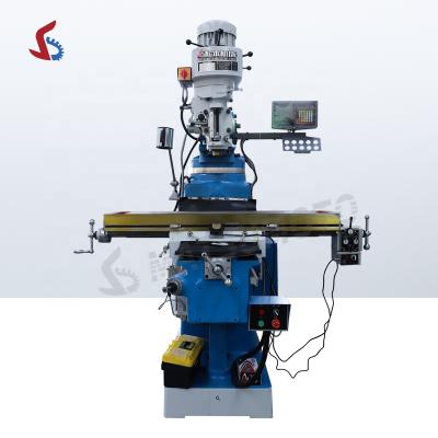 China Building Material Stores Taiwan Turret Head Milling Machine Price M4 Vertical Universal Milling Machine for sale