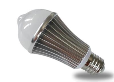 China Aluminum 9W PIR Sensor LED Bulb 85-265V 2700-6500K with high quality aluminum material for sale