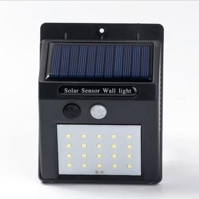 China PIR Motion Sensor Solar LED Wall Light LED Garden Light 2W IP65 Waterproof for sale