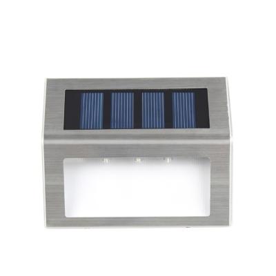 China Daylight Sensor Solar Stainless Steel  LED Stair Light Solar Wall Light Solar Step Light for sale