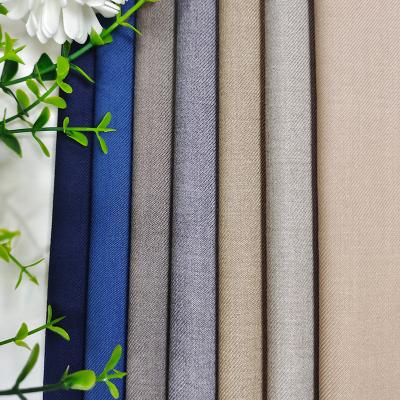 China 026-4 Manufacturers Wholesale Polyester High Quality Viscose Twill Suit Shrink-Resistant Dye Fabrics For Workwear And Fashionable Fabrics for sale