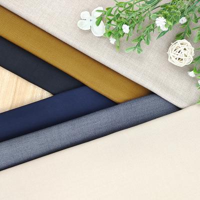 China Thin Twill 133-13#Factory Shrink-Resistant For Summer 80 Polyester 20 Viscose TR Suit Fabrics For Men Stretch for sale