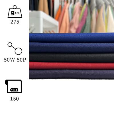 China M5148# Factory Price Double Faced Spot Goods 50%P 50%W Hot Selling Merino Wool Merino Wool For Pants Wool/Polyester Fabric for sale