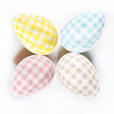 China Sustainable Hot Selling Easter Egg Shape Ceramic Bowl for sale