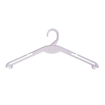 China Modern White Clothes Hanger Supplier Adult Plastic With Hook for sale