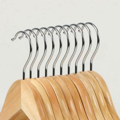 China CLASSIC Custom Luxury Wooden Suit Hanger Adult Hanger for sale