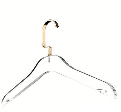 China Wholesale Updated Version/Newest Version Hanger Acrylic Transparent Design Shirt Display Rack Hangeres for sale