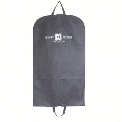 China 2021 Economical And Eco-friendly Suit Material Cover Bag Foldable Travel Clothes Bag Dustproof With Customized Logo for sale