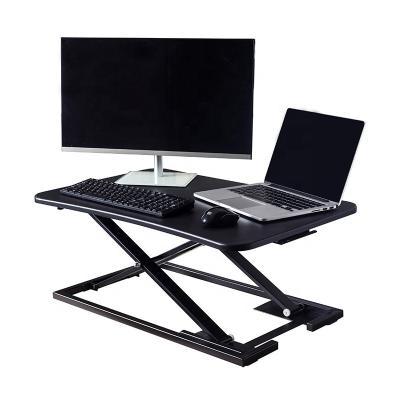 China (Size)Adjustable High Quality Standing Desk Converters Lift Stand Desk Converter For Online Store for sale