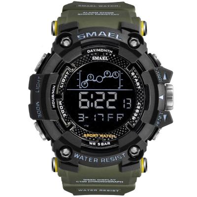 China Day/Date Fashion Waterproof Multifunctional Men's Sport Wristwatch Big Dial Digital Watch for sale