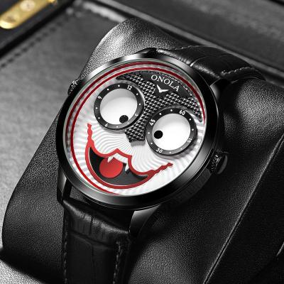 China 2021 waterproof new Russian clown Whimsy Wrist Watch for man fashion quartz watch for sale