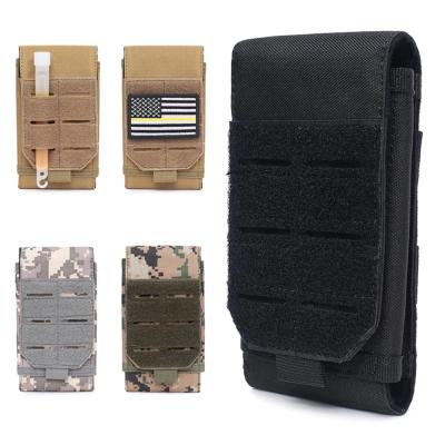 China Anti-drop 7 Inch Smartphone Pouch 1000D Tactical Molle Pouch Laser Cut EDC Tool Accessories Bag Package for sale