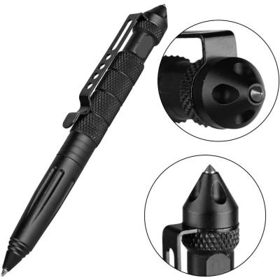 China Portable Multifunctional Safety Survival Tool Self-defense Aluminum Non-slip EDC Pen With Glass Breaker for sale