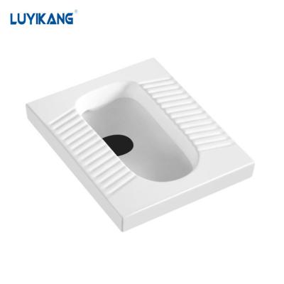 China Without Shock Absorber L5061AB New Design WC Ceramic Squat Pan Chaozhou Types Toilets Squat Toilet With Great Price for sale