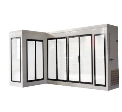 China Customization Single-temperature Glass Door Walk-in Chiller and Range-in Freezer from China for sale