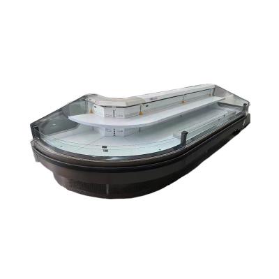 China Popular Single-temperature Supermarket Aquarium Display Rack For Refrigerated Seafood And Fish Display Freezer for sale