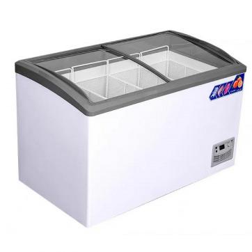 China Single-temperature commercial double-sided sliding door ice cream display cabinets in supermarkets and grocery stores for sale