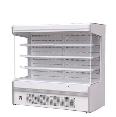 China Single-temperature Double-temperature supermarket commercial refrigeration air curtain equipment display fridge vertical refrigerator for sale