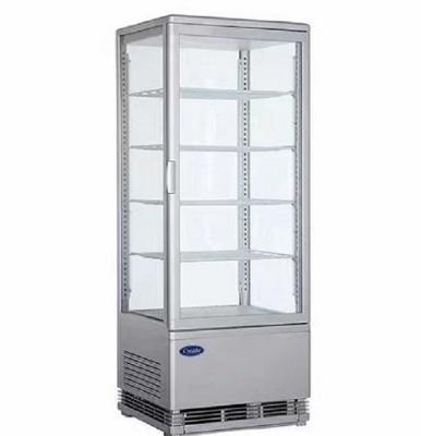 China Single-temperature new four side glass refrigerated display cabinet of commercial and household ventilation system dual-use high quality for sale