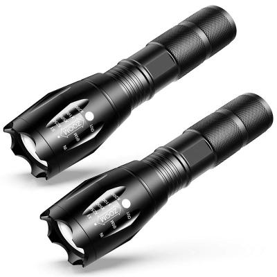 China Adjustable Focus Donlyn Amazon Ebay Hot Selling Upgraded Version Waterproof High Power XML T6 LED Flashlight Linternas Tacticas for sale