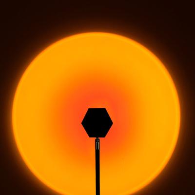 China DONLYN Modern Sunset Projection Lamp, Photography Living Room Bedroom Table Halo Led Night Sunset Lamp Light for sale