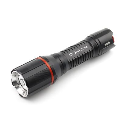 China Donlyn Extra Bright 2021 XHP50 Outdoor 1500lm Extra Bright IP67 Waterproof Rechargeable LED Mini Flashlight Tactical Torch for sale