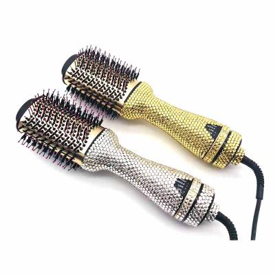 China Other Volumizer Hair Dryer and Airbrush Bling Hot Blow One Step Dryer Brush to dry your hair for sale