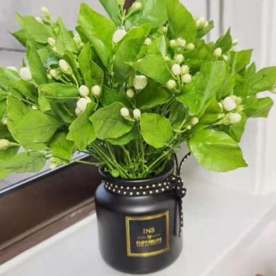 China INS Hydroponic Style Drop Ship Hotselling Decoration Home Vase Plants Nordic Home Decoration Bronzing Light Luxury Black White Matte Glass Vase Bottle for sale